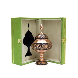 شکلات خوری مسی مدل الماس تراش کد 8230 همراه با باکس هدیه