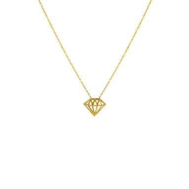 گردنبند طلا 18 عیار زنانه گلد گالری لیبرا طرح حلقه ای فلامینگو مدل جم