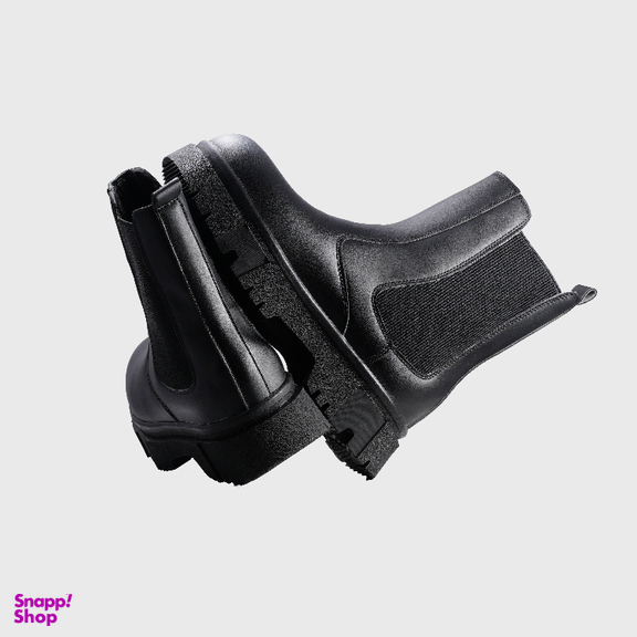 بوت مردانه مدل برشکا کشی کد B2537 رنگ مشکی