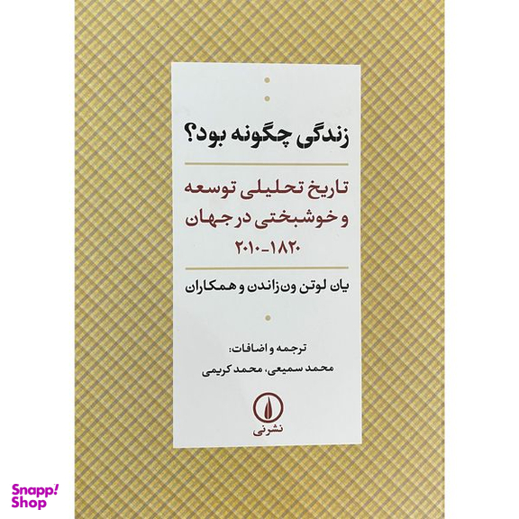 کتاب زندگی چگونه بود اثر محمد سمیعی نشر نی