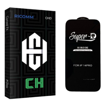 محافظ صفحه نمایش شیشه ای ریکام مدل CH Super-D مناسب برای گوشی موبایل اپل iPhone 14pro