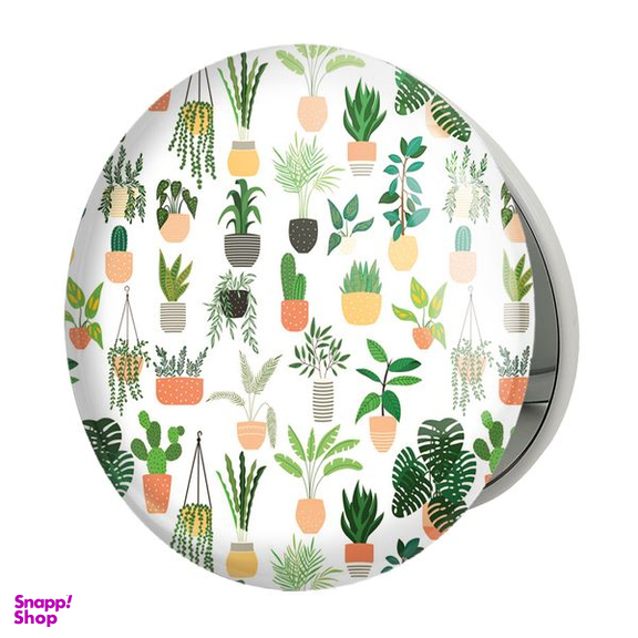 آینه جیبی خندالو طرح کاکتوس مدل تاشو کد 25491