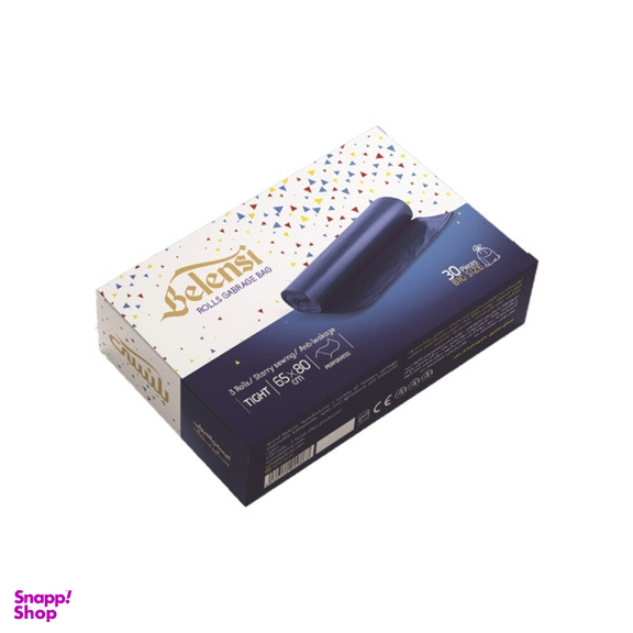 کیسه زباله بلنسی کد 098 سایز بزرگ مجموعه 3 بسته 30 عددی