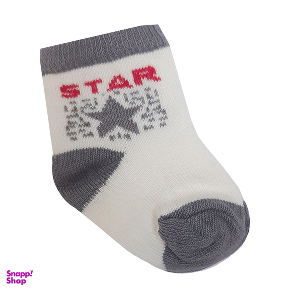 جوراب ساق کوتاه نوزادی لاندنی مدل Z-940 مجموعه 3 عددی