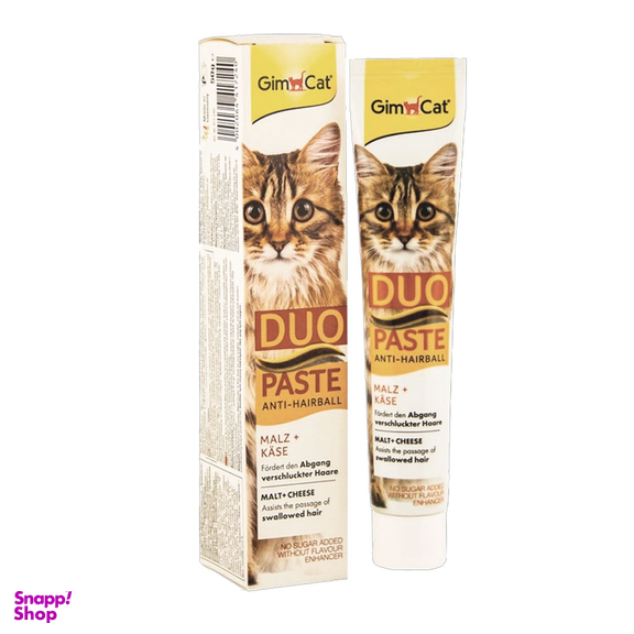خمیر مالت گربه با طعم پنیر جیم کت مدل GimCat Due Paste with Cheese وزن 50 گرم