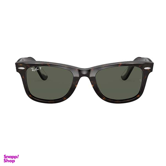 عینک آفتابی ری بن مدل 2140 ویفر فریم هاوانا عدسی مشکی پلاریزه سایز 50