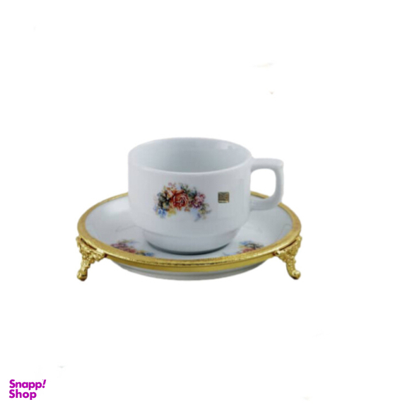 فنجان و نعلبکی میراکل لیموژ کد 318 بسته ۶ عددی