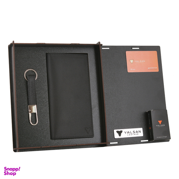 ست هدیه مردانه چرم یلسان مدل پارلا کد KIYA-GS-072-msk