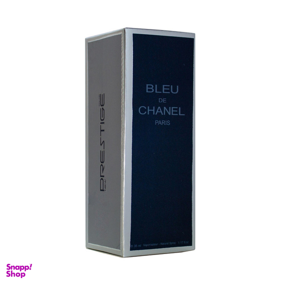 عطر جیبی مردانه نیو پرستیژ کالر مدل Bleu De Chanel حجم 35 میلی لیتر