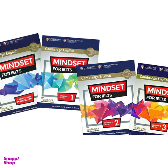 کتاب Cambridge English Mindset For IELTS اثر جمعی از نویسندگان انتشارات هدف نوین مجموعه 4 جلدی