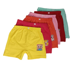 شورت خترانه مدل عروسکی کد 11 مجموعه 6 عددی