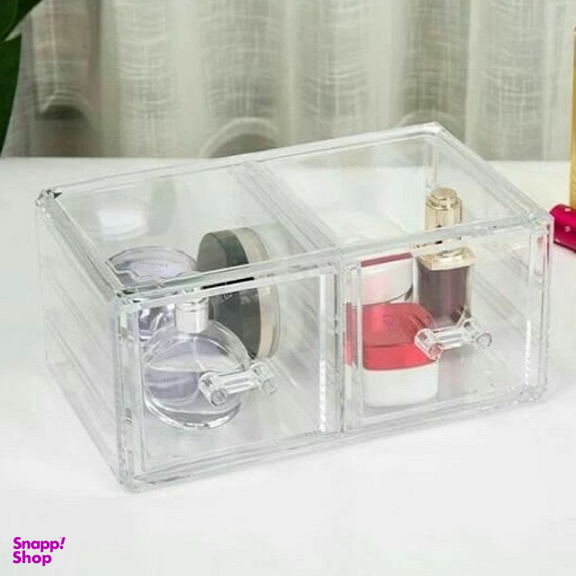 استند لوازم آرایشی مدل دو کشو