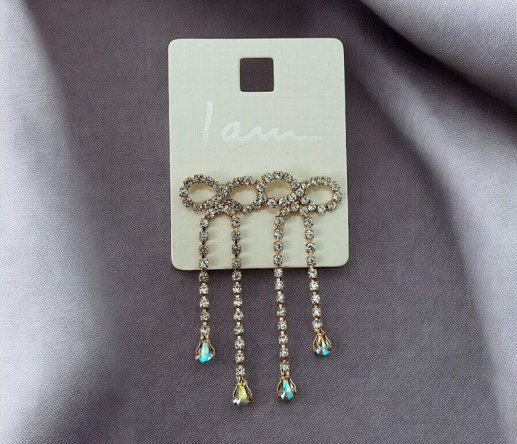 گوشواره زنانه آی ام مدل اینفینیتی