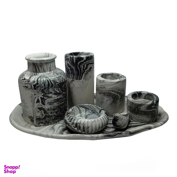 ست دکوری رومیزی مدل 033 مجموعه 7 عددی