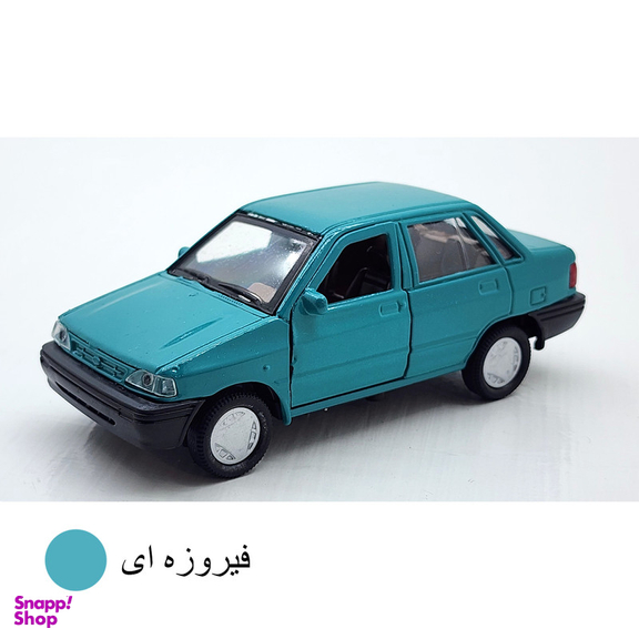 ماشین بازی ناب سل مدل پراید فلزی درب بازشو طرح عقب کش