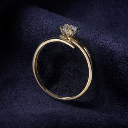 انگشتر طلا 18 عیار زنانه جواهری سون کد 3360