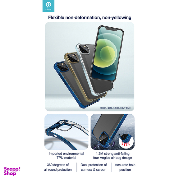 کاور گوشی دیویا مدل Glitter Shockproof مناسب آیفون 13Pro Max