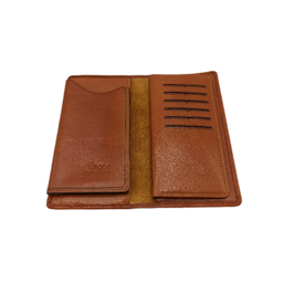 کیف پول چرم مردانه مدل کتابی کد 203