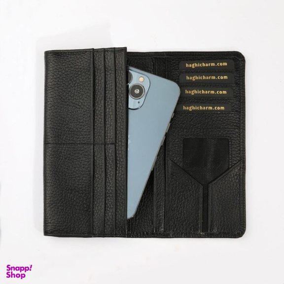 ست هدیه کیف و کمربند مردانه حقی کد LS3B