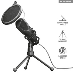 میکروفون استریم تراست مدل GXT 232 Mantis به همراه پایه رومیزی