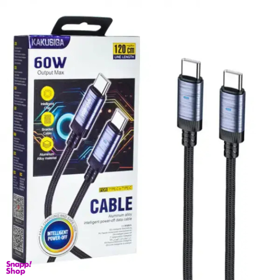 کابل Type-C کاکوسیگا کد 0178 طول 1.2 متر