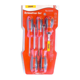 مجموعه پیچ گوشتی زیدار کد 2030015 بسته 5 عددی