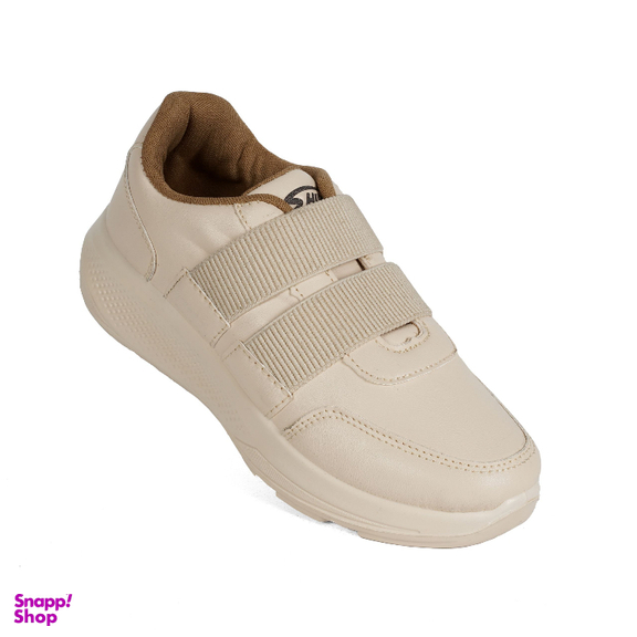 کفش راحتی زنانه شیما مدل برسان رنگ استخوانی