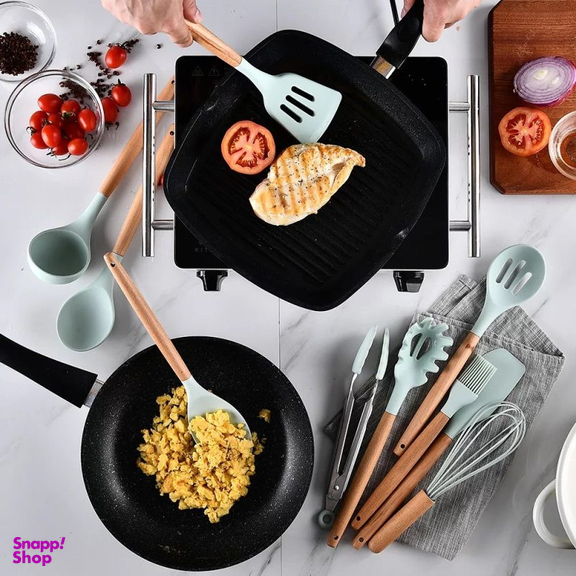سرویس کفگیر و ملاقه 12 پارچه وون مدل KITCHEN LIFE-1007