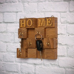جاکلیدی چوبی طرح HOME