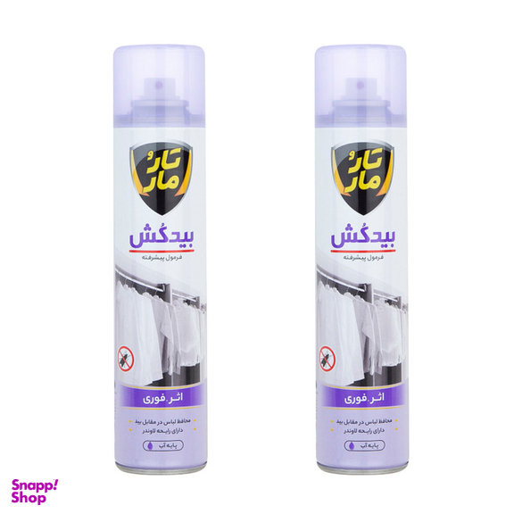 اسپری بیدکش تار و مار مدل پایه آب حجم 300 میلی لیتر مجموعه 2 عددی