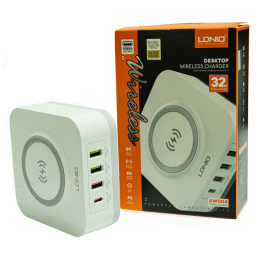 شارژر بی سیم 30 وات الدینیو مدل AW004