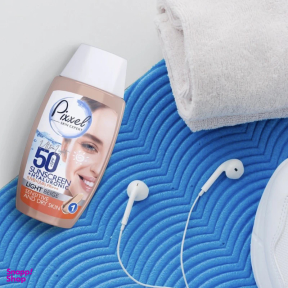 ضد آفتاب رنگی پیکسل با SPF50 مناسب پوست‌‌ های خشک و حساس