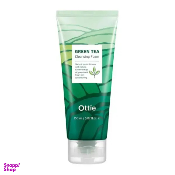 فوم شستشو صورت اوتی مدل Green Tea حجم 150 میلی لیتر