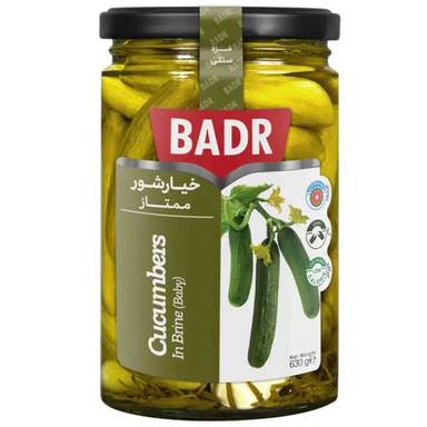 خیارشور ممتاز بدر وزن 630 گرم