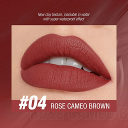 رژ لب مایع او تو او مدل Rose Cameo Brown شماره 04