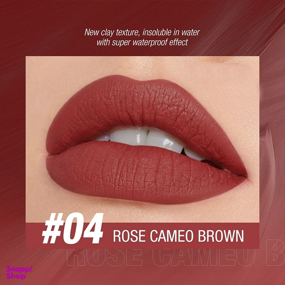 رژ لب مایع او تو او مدل Rose Cameo Brown شماره 04