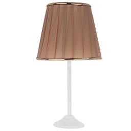 آباژور رومیزی نورهام مدل NHM-WHITESILVERY-15