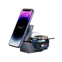 شارژر سریع بیسیم 3×1 هوکو مدل Hoco Wireless charger CQ8 folding