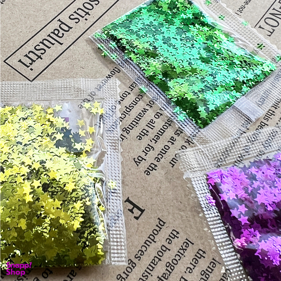 پولک طرح ستاره مجموعه 10 عددی