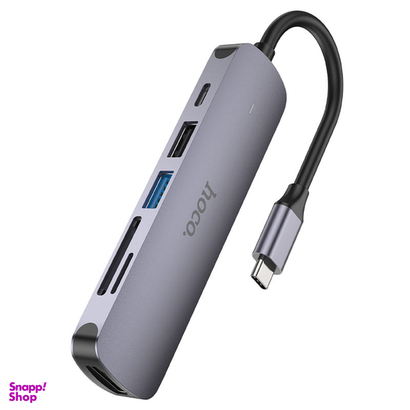 هاب USB هوکو مدل HB28 6IN1 به همراه کابل Type-C