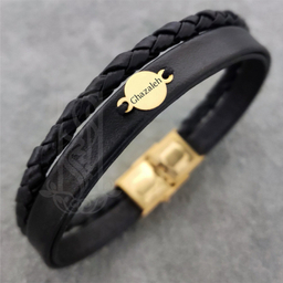 دستبند طلا 18 عیار زنانه لیردا مدل اسم غزاله 827