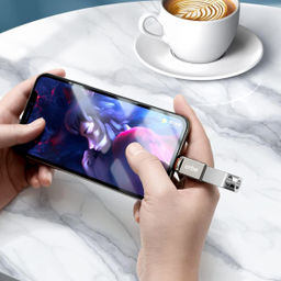 مبدل OTG USB به Lightning کربی مدل CR-W101