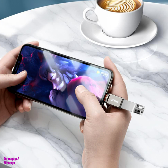 مبدل OTG USB به Lightning کربی مدل CR-W101