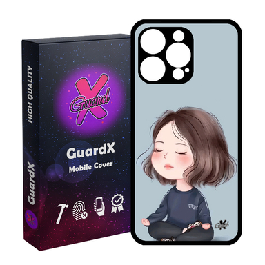کاور گوشی موبایل گارد ایکس طرح Girl مدل Glass10665 مناسب برای اپل iPhone 15 Pro Max