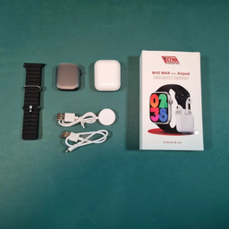 ساعت هوشمند ورنا مدل W45 Max به همراه هندزفری بی سیم ورنا مدل Airpod