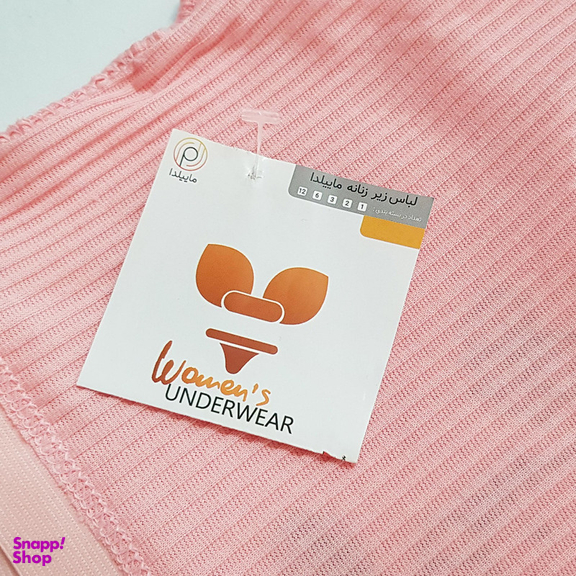 نیم تنه دخترانه ماییلدا مدل گربه و کادو بدون پد کد 5072-2 بسته 3 عددی