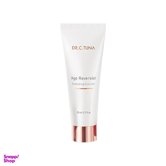 ژل شست و شوی صورت ضد پیری و فاقد سولفات دکتر سی تونا مدل Age Reversist حجم 80 میلی لیتر