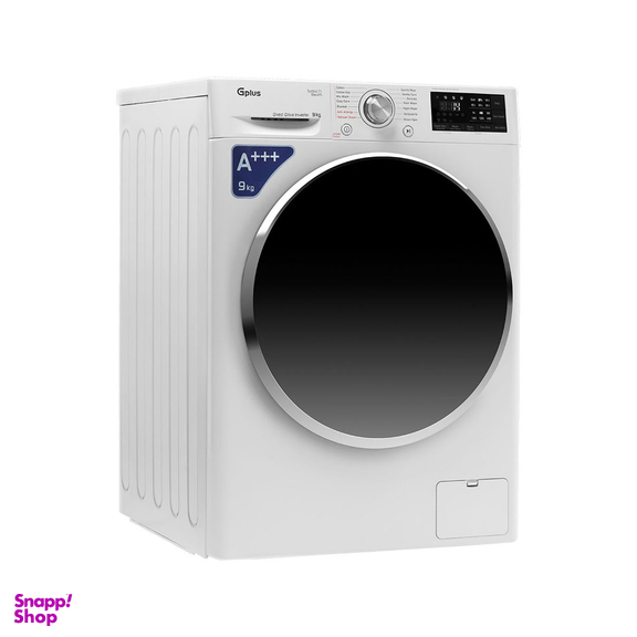 ماشین لباسشویی جی پلاس مدل GWM-L909SW ظرفیت 9 کیلوگرم