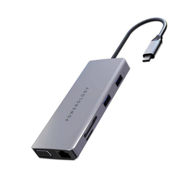 هاب 11 پورت USB-C پاورولوژی مدل P11CHBGY