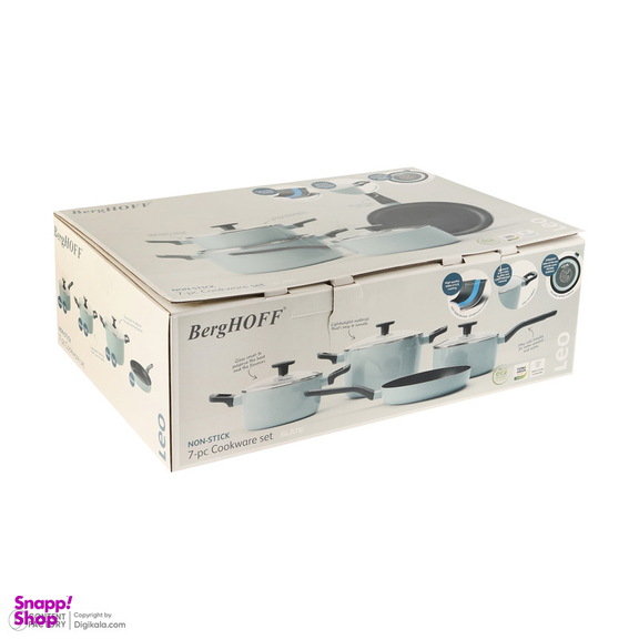 سرویس قابلمه و تابه استیل 7 پارچه برگهف مدل Slate کد 0407